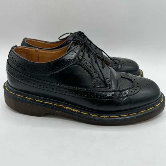 COPY - RARE Vtg Dr Martens 3989 Made in England Wingtip Black Brogues Oxfords C… - Picture 6 of 12